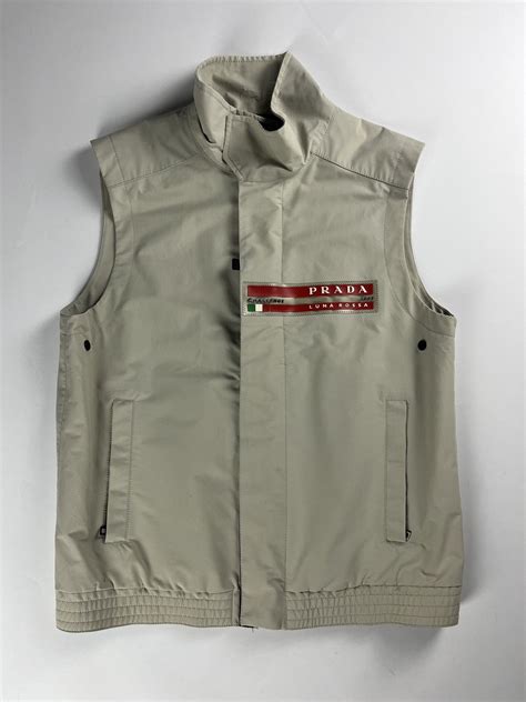 prada luna rossa challenge 2003 sailing jacket|Vest Prada Grey size 48 FR in Polyester .